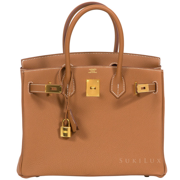 [New] Hermès Birkin 30 | Craie, Togo Leather, Gold Hardware