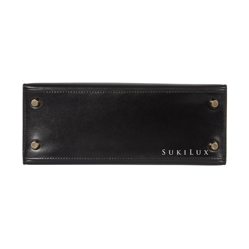 Hermes Kelly 25 Sellier Noir Black Box Gold Hardware #D