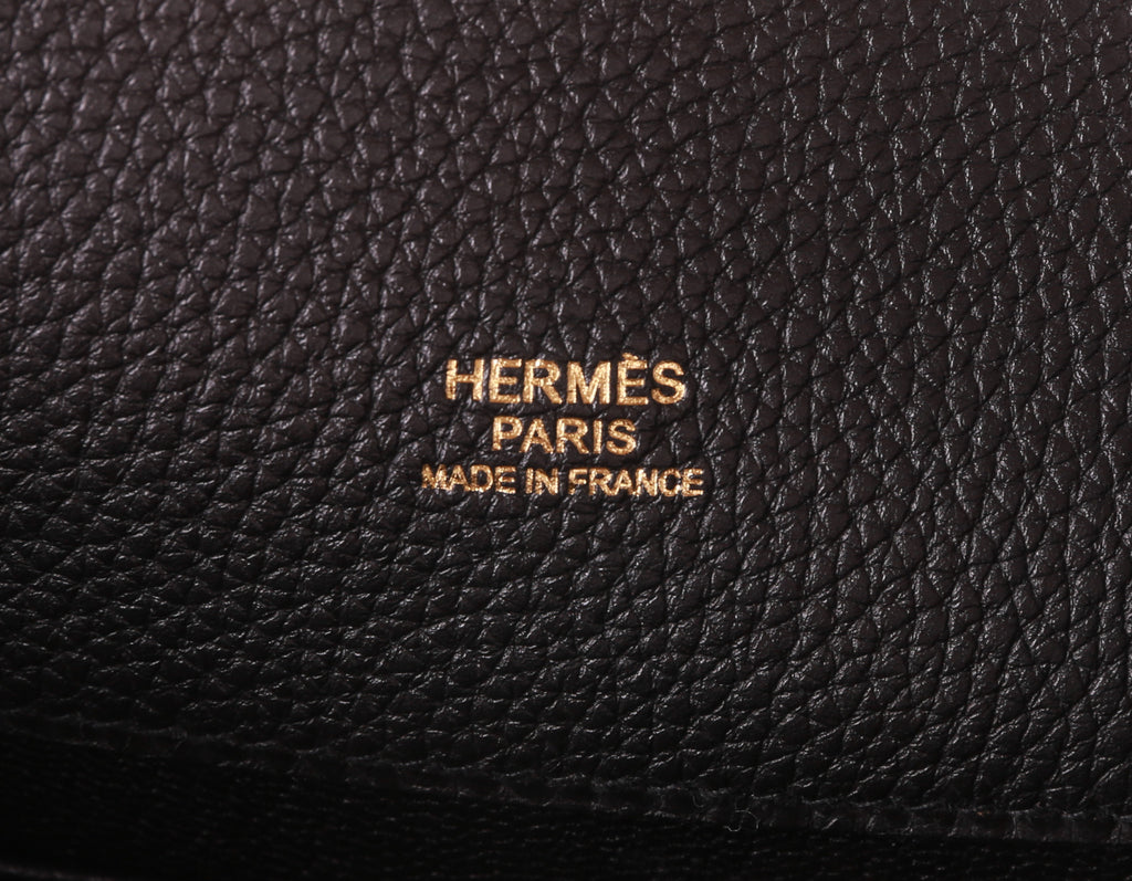 So kelly leather handbag Hermès Gold in Leather - 31985101