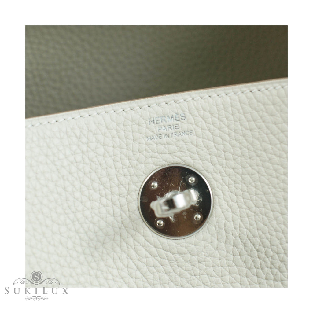 Hermès Lindy 30cm Clemence Noir Black 89 Palladium Hardware – SukiLux