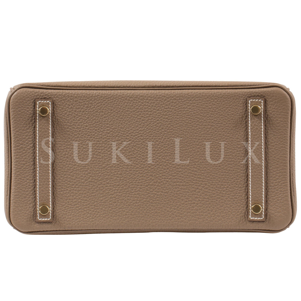 Hermès Birkin 30cm Veau Epsom Etoupe 18 Gold Hardware – SukiLux