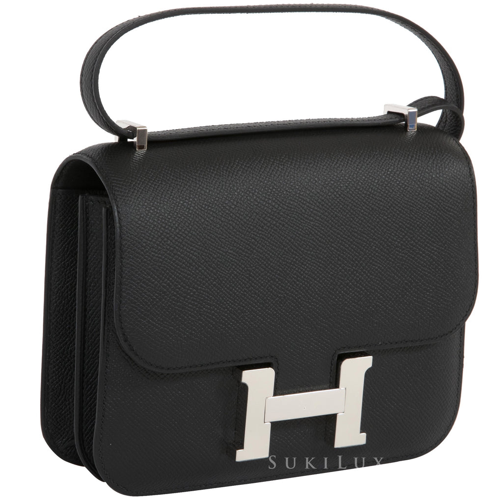 Hermes Constance Cartable Black Box with Palladium