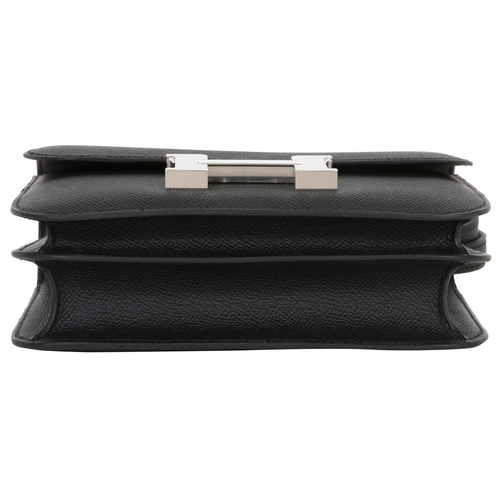 Hermes Gris Mouette Epsom Constance Mini 18 Handbag Bag Kelly Birkin –  MAISON de LUXE