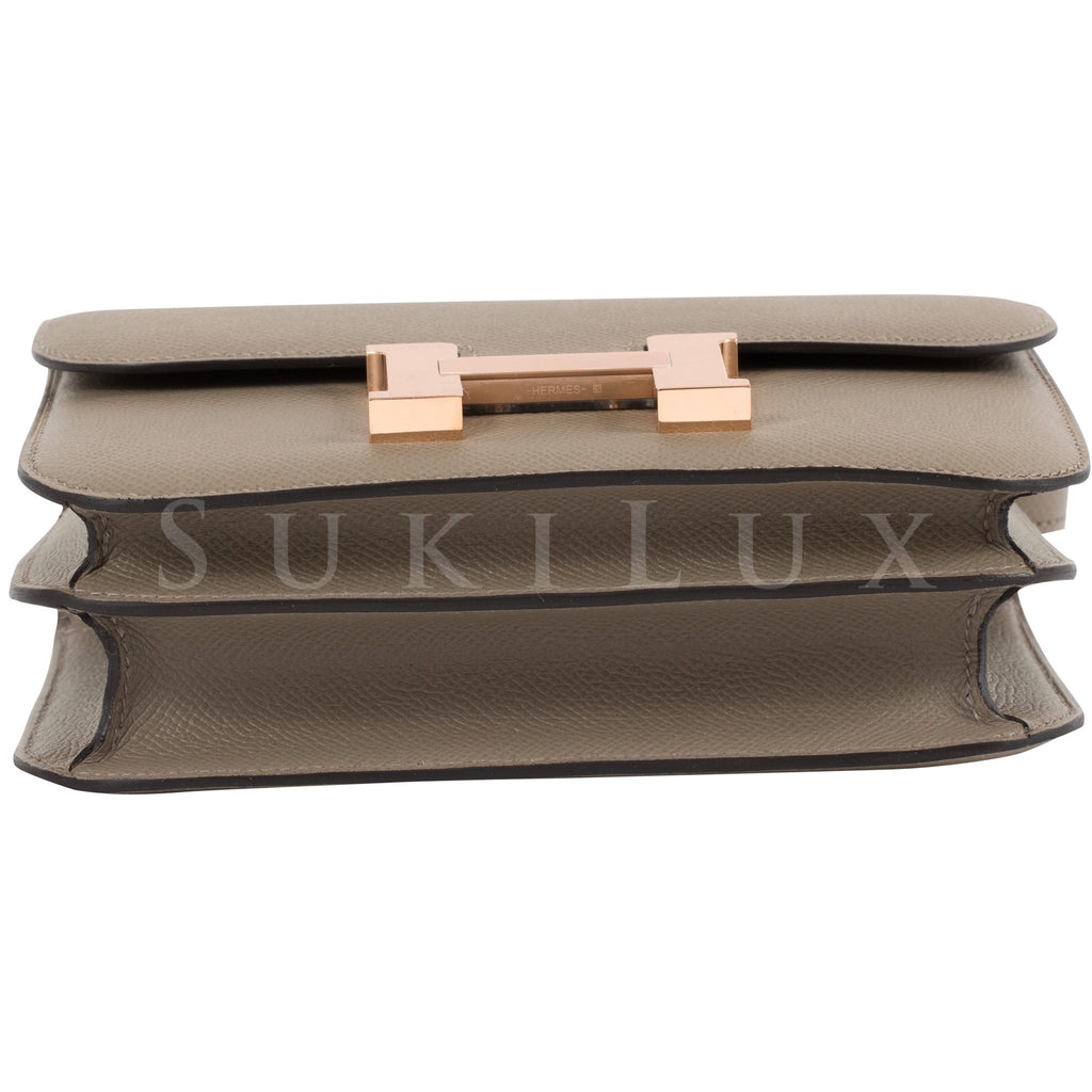 Hermès Constance III Mini 18cm Butler Natural Sable Gold Hardware – SukiLux