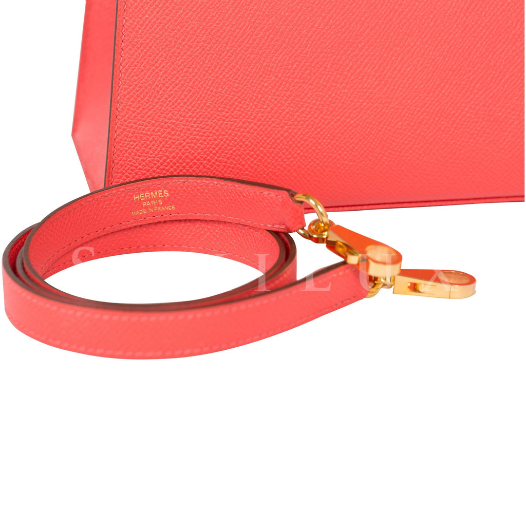 Hermès Kelly 25cm Sellier Veau Epsom T5 Rose Japour T5 Gold Hardware –  SukiLux