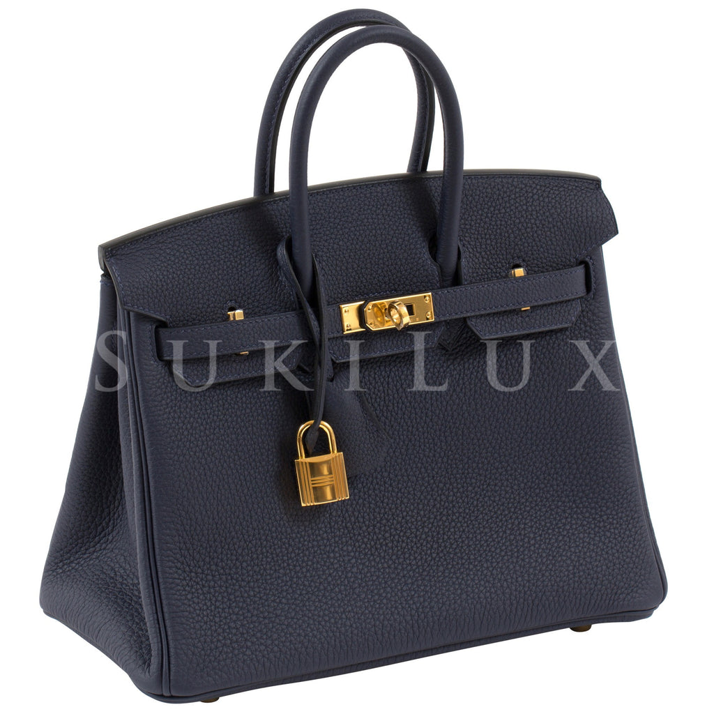 Hermes Birkin Handbag Purple Togo with Gold Hardware 25 Purple 21775323